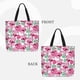 thumbnail image 2 of Easygdp Flamingo Bolsa Tote para Mujer, Bolso de Hombro para Trabajo, Playa, Viajes, Compras y Supermercado, 2 of 7