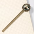 thumbnail image 4 of Rhinoceros Book Marks: Lace Bookmark in Antique Bronze - the Accessory for Book Lovers, 4 of 5