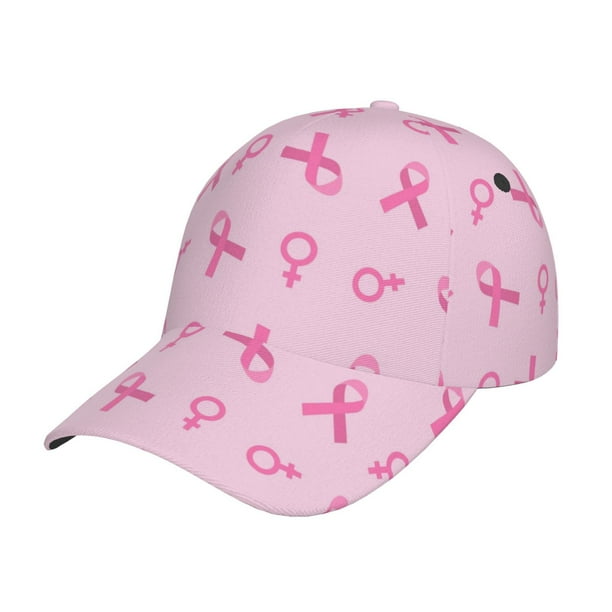 Fotbe Breast Cancer Awareness 1 Gorro Clásico de Béisbol, Gorra Ajustable con Broche Snapback, Gorro de Exterior de Algodón Suave
