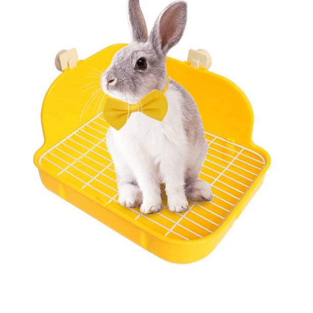 Cinhao Rabbit Litter Box Trainer Potty Corner Toilet With Drawer Bigger Pet Pan For Adult Hamster Guinea Pig Ferret Galesaur Bunny And Other Anim