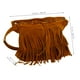thumbnail image 5 of Bolso bandolera retro con borlas, estilo cubo, para mujer (marrón), 5 of 8