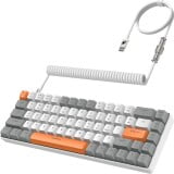 68 Keys-White Mixed-Red Switch