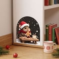 thumbnail image 4 of Cififendec Christmas 2D Mouse No Glue Wall Stickers, 5.91", Arch Shaped Cute Holiday Mouse Decal for Xmas Fireplace Surround Applying, 4 of 6