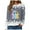 A01-Grey, variant on Halloween Sweatshirts for Women Trendy Ghost Graphic Sweatshirt Oversized Crewneck Long Sleeve Fleece Pullover Sweaters