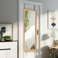 thumbnail image 3 of Costway Door Wall Mounted Mirror Full Length Hanging Wood Frame Mirror Decor Golden, 3 of 8