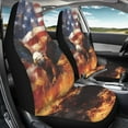 thumbnail image 3 of Yuyamidu Fire Eagle Front Seat Covers for Cars Driver American Flag Car Seat Cover Waterproof Bucket Seat Covers for SUV Truck Sedan, 3 of 7