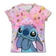 thumbnail image 4 of Camisetas de Disney Stitch para niñas, ropa informal de verano de manga corta con bonitos dibujos animados para niños, camisetas con corazones, camisetas suaves para niños, 4 of 5