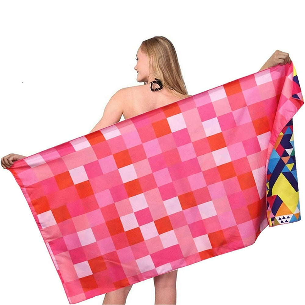Doingart Microfiber Sand Free Beach TowelQuick Fast Dry Super