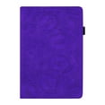 thumbnail image 3 of Dteck Embossed Case For Samsung Galaxy Tab A6 10.1 2016 (SM-T580 T585 T587),3D Embossed Flower PU Leather Flip Stand Cover Wallet Case Built-in 4 Card Slots, Pencil Holder, Multi-angels Viewing,Purple, 3 of 7