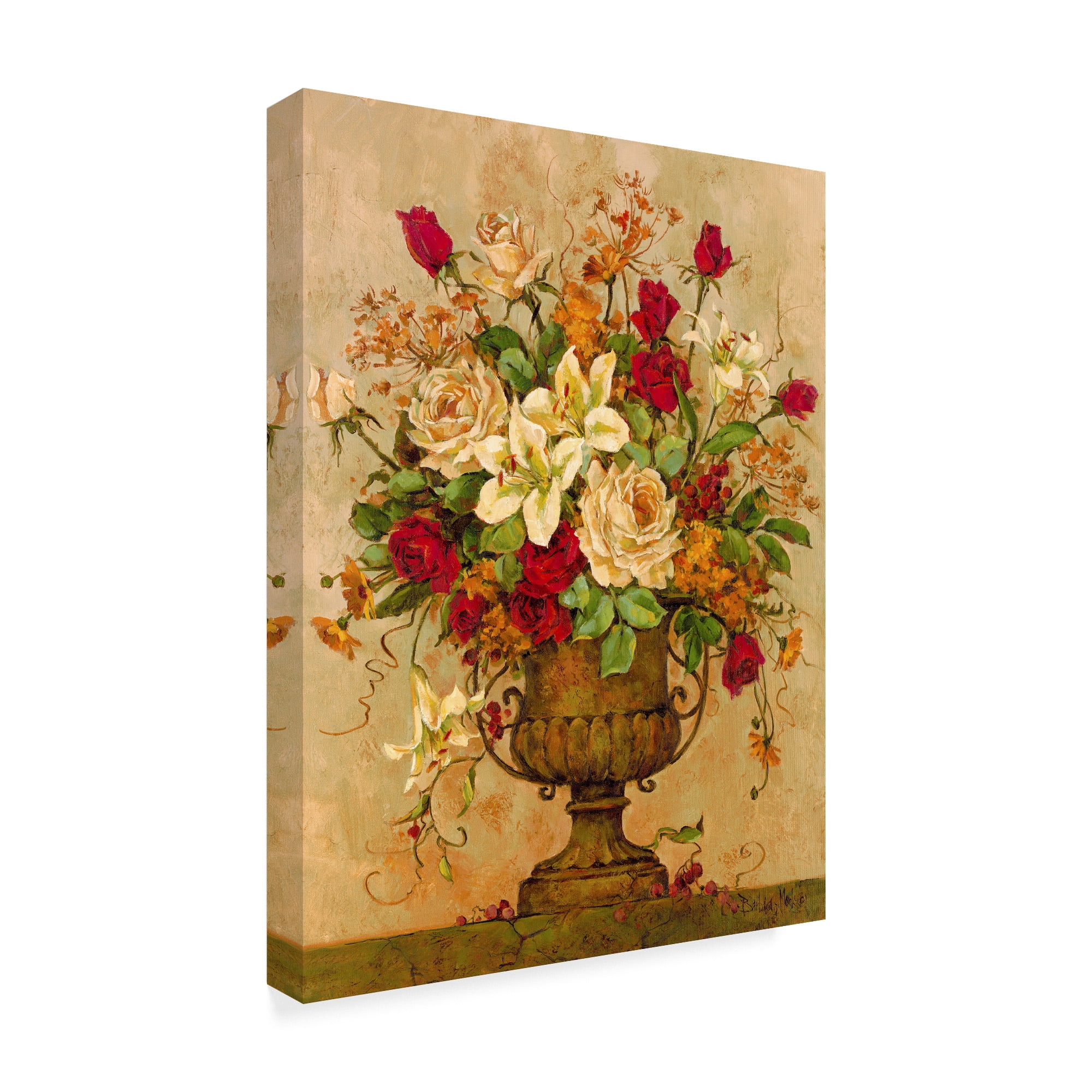 Trademark Fine Art ' Floral Reflections' Canvas Art by Barbara Mock