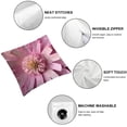 thumbnail image 4 of BANET  Doule-Sided Printed Mother's Day Heart Ballon Throw Pillow Covers, Square Pink Tulips Butterfly Couch Cushion Cover Hidden Zipper Pillowcase Home Sofa Decor 18x18in, 4 of 5