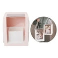 thumbnail image 4 of Cajas de papel para regalo, bolsas de flores, bodas, baby showers, cumpleaños, recuerdos, accesorios. L rosa, 4 of 9