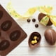 thumbnail image 3 of PTOOTP Molde de silicona de 8 cavidades para hacer huevos de Pascua, chocolate, dulces, cupcakes, gelatina, bandeja para cubitos de hielo (café), 3 of 8