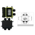 thumbnail image 3 of Outdoor Waterproof Junction Box Plastic Electrical Junction Box Underground Plug Line Cable Connector Enduring, 3 of 9