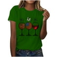 thumbnail image 2 of Simua Womens Summer Casual Short Sleeve Tops Patriotic T-Shirt 4th of July Shirt Fashion Printed Shirt, 2 of 4
