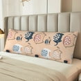 thumbnail image 6 of KLL Ultra Soft Microfiber Body Pillow Cover/Pillowcases 20"x54" with Hidden Zipper Closure-Cute Ink Drawn Elephants, 6 of 8