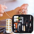 thumbnail image 4 of jifeng DIY Bijoux Faisant Kit Accessoires Artisanat Outils de Réparation de Fil Ensemble Oreille, 4 of 9