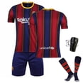 thumbnail image 1 of 20-21 Fc Barcelona Home Striped Blank Football Jersey Set, 1 of 2