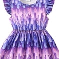 thumbnail image 4 of TJAZFJPA Robe Arc-en-Ciel pour Filles Tout-Petits Enfants Filles Manches Courtes Imprimés Dessin Animé Robes Vêtements Robe Bébé, 4 of 4