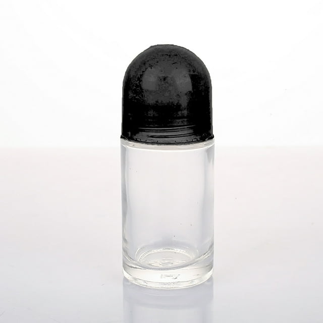 Bouteille en Verre Transparent de 50ml pour Huiles de Massage et Cosmétiques, Applicateur Compte-Gouttes pour Distribution Uniforme, Récipient Polyvalent