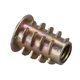 thumbnail image 5 of 20 pieces M6x 15mm hexagon socket screw thread insert nut for wood, 5 of 5