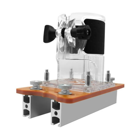 Zeiwohndc Wood Router Slotting Locator Wood Palms Router Base Router Slotting Bracket