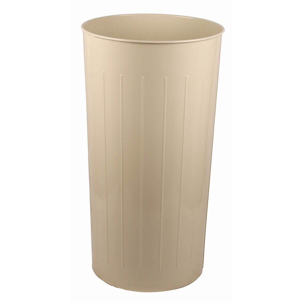 Standard Tall Round Wastebasket Set of 3 (Black)