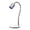 Silver, variant on Hands-Free UV LED Nail Lamp, Flexible Gooseneck Gel Curing Light, Nail Art Tools, Gel Polish Dryer, for Nail Extensions, 8 Inch USB Powered(Black)