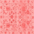 thumbnail image 1 of Ahgly Company Indoor Square Oriental Red Traditional Area Rugs, 4' Square, 1 of 4