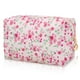 thumbnail image 1 of Bolsa de maquillaje Gosect Floral de piel impermeable rosa para mujer, 1 of 6