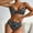 B83 Black swim suits for women clearance under $5, variant on Xqxayjr High Waisted Bikini Set for Women Two Piece Bathing Suit Lace Up Front Bikini Swimsuits Swimwear Traje De Para Mujer