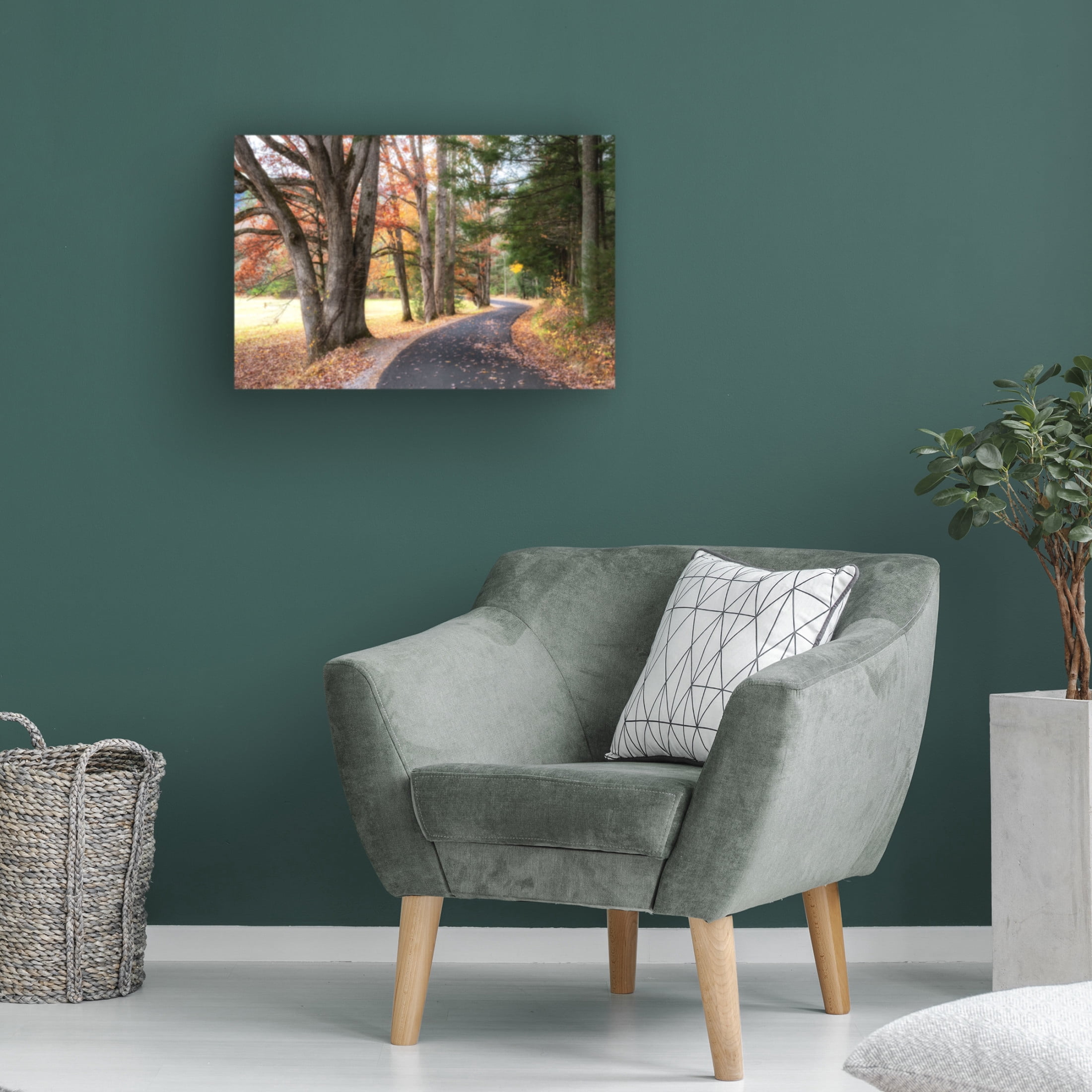 Trademark Fine Art Danny Head  Autumn Drive I Canvas Wall Art