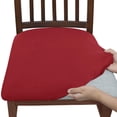 thumbnail image 2 of Stretch Universal Dining Chair Covers Removable Washable 1Pcs Dining Chair Slipcovers for Kitchen Banquet Home, Back Protector Red, 2 of 5