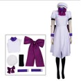 thumbnail image 3 of Disfraz de anime Cicadas Cry para mujer, vestido de manga corta, falda plisada, chaleco color caqui, sombrero, traje de carnaval para Halloween, 3 of 5