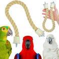 thumbnail image 4 of Bonka Bird Toys 2663 24" Sisal Rope Perch Natural Easy Install Parrot Cage Toy, 4 of 7