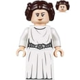 thumbnail image 2 of Minifigura LEGO de la princesa Leia Organa de Star Wars con bláster, 2 of 5