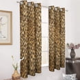 thumbnail image 3 of Leopard Print 2pcs Blackout Curtains For Living Room Bedroom Grommet Top Window Set for Left And Right Biparting Open, 3 of 6