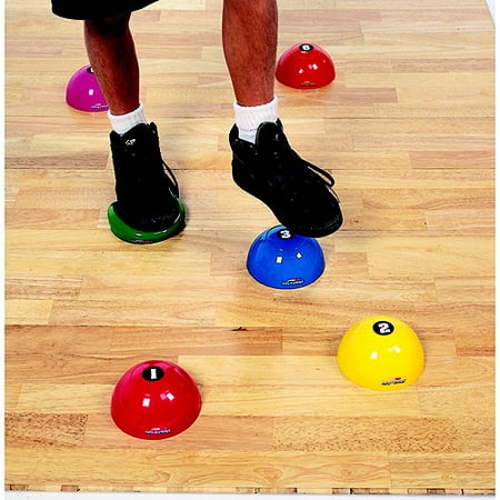 Sportime 1004570 Step-N-Stones Numbered Walk-On Dome, Set - 6