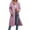 Pink, variant on Hoodies for Women Hoodie Coat Solid Button Long Sleeve Loose Loose Zipper Long Cardigan Coat Hemlock