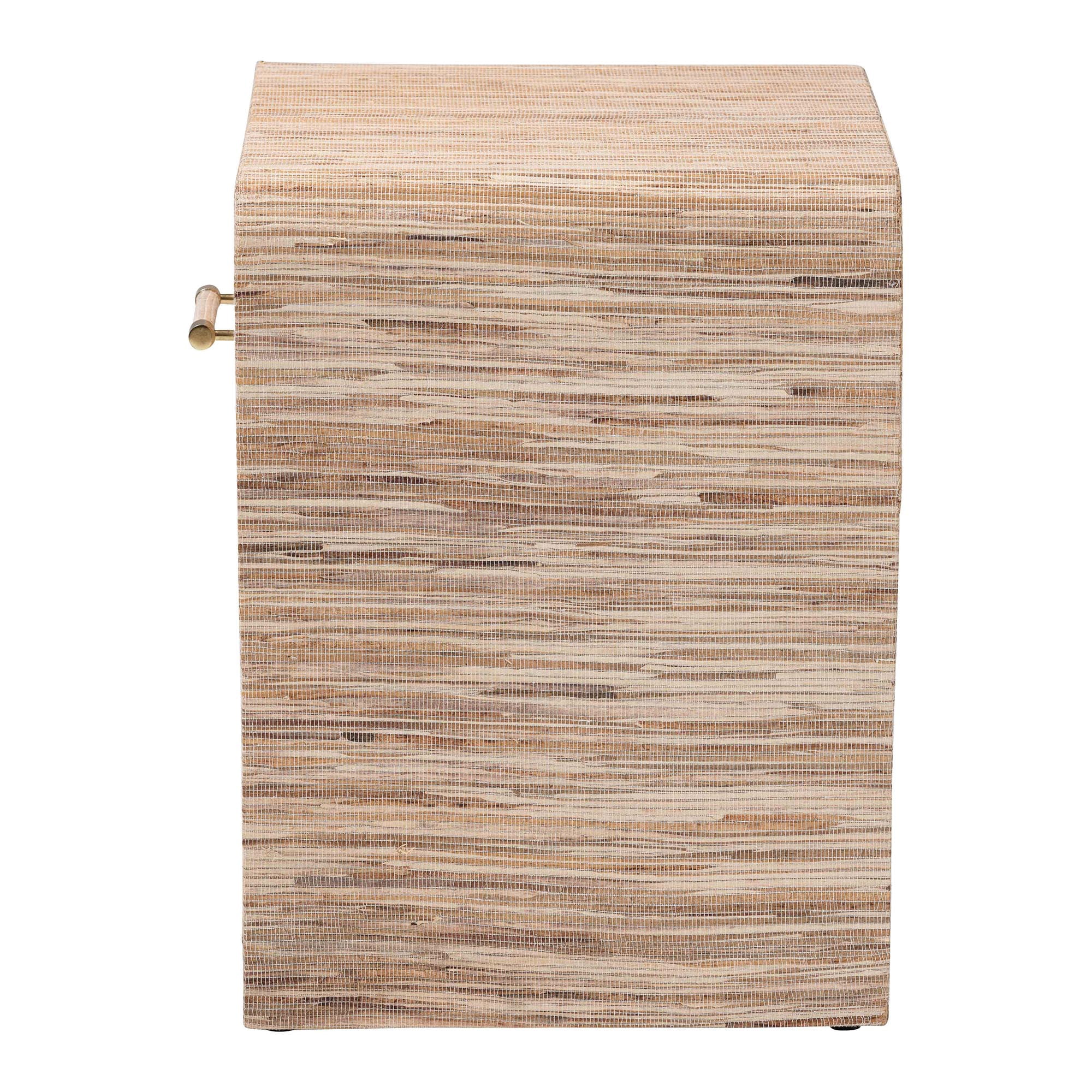 bali & pari Callan Boho Nightstand, 1-Drawer, Natural