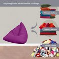 thumbnail image 2 of Diconna Lazy Sofa Cover with Bright Color Linen Fabric Unfilled Bean Bag, 2 of 7