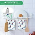 thumbnail image 4 of Yayeee Pot Holders Kitchen Heat Resistant with Pocket 7"x9.8" Cotton Oven Cooking Hot Pads, Ice Rink, 4 of 7