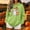 Green, variant on Molidfa Women's Happy Ghost Hoodie Drink Pumpkin Halloween Graphic Sweatshirt