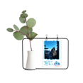thumbnail image 1 of Mountain Peaks Pine Trees Transparent Glass Hanging Vases Decoration Bottle, 1 of 2