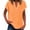 Orange, variant on Womens Summer Tops Loose Fit Pleated V Neck Sleeveless Curved Hem Flowy Plus Size Womens Clothing,Orange,S