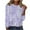 Purple, variant on Hfiengba Long Sleeve Shirts for Women Gradient Color Crew Neck Tops Basic Tee Casual Loose Fit Clothes (XL, Yellow 1)