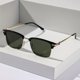 thumbnail image 3 of 1 Pair Of Men's Metal Punk Sunglasses, Men's Fashion Sunglasses, 3 of 4