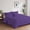 Purple, variant on DNG Creations 5 Piece Luxurious Half Pinch Pleated Comforter Long Lasting 100% Egyptian Cotton, 800 TC 550 GSM All Season ( Twin/Twin XL Size ) Solid Purple Colour