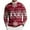 04#Red, variant on Dwelliawo Mens Cable Knit Sweater Knit Xmas Christmas Print Graphic Sweaters Lightweight Ribbed Long Sleeve Sweater Relax Fit Fall Winter Pullover Sweaters Clearance Light Brown S