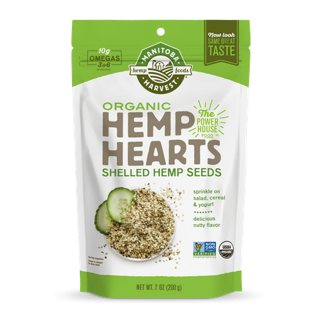 Manitoba Harvest Organic Hemp Heart Seeds, 7.0 Oz, 6 (Best Organic Hemp Seeds)